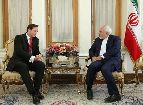 دیدار ظریف با سفیر جدید انگلیس در ایران