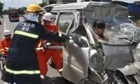 تصاویری وحشتناک از تصادف یک زن!