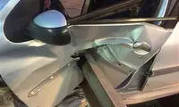 عکس: تصادف دلخراش 206 در اتوبان آزادگان