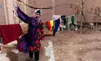 زندگی زن افغان بدون دست +عکس