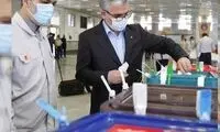 مدیرعامل گروه سایپا رای خود را به صندوق انداخت