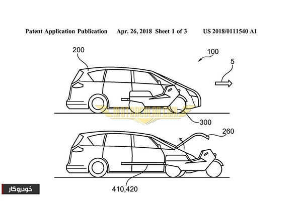 تعبیه موتورسیکلت در داخل خودروهای فورد!