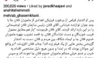 طعنه قاسمخانی به برخورد با نوازندگان خیابانی