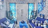 خانه دیدنی خانواده‌ای که عاشق «دورامون» هستند