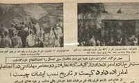 تصویری بسیار نادر از سیل در امام‌زاده داوود