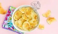 طرز تهیه چیپسِ خانگی در مایکروفر