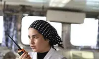 تصویری از اولین زن ایرانی دریانورد در دریای خزر