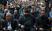 ابراهیم گلستان در مراسم یادبود ملک مطیعی