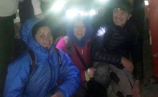نجات ۳ گردشگر فرانسوی گرفتار در باتلاق رحمانلو