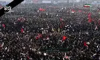 عکسی از ورود پیکر سردار به میدان آزادیِ کرمان