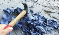 هنرنمایی با چینی و سرامیکِ شکسته