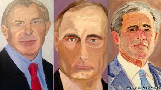نمایشگاه نقاشی جورج دبلیو بوش!