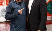 عکس یادگاری جناب خان با عقاب آسیا
