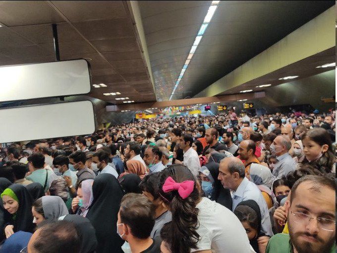 تصویری از متروی تهران که شاید تکرار نشود