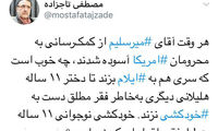 کنایه تاج‌زاده درباره خودکشی خبرساز به میرسلیم