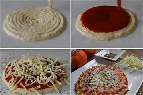 طرز پخت پیتزا با چاپگر 3 بعدی! +عکس