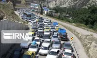 ترافیک در جاده هراز سنگین شد