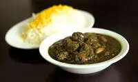 قورمه سبزی یا خورش سبزی اهوازی