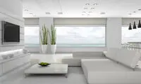 دکوراسیون منزل سفید با طراحی مدرن و جذاب