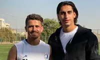 محمد نادری در تمرین تیم استقلال