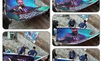 تصویری از برزو ارجمند روی پوستر انتخاباتی