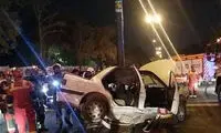 تصادف مرگبار پژو با تیربرق در شهرک‌غرب
