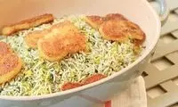 سبزی پلوی شب عید مخصوص گیاهخوارها