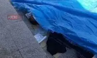 تصویری از فوت‌شدگان در تشییع سردار سلیمانی