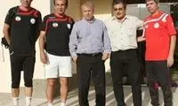 سلطان در تمرینات پرسپولیس حاضر شد