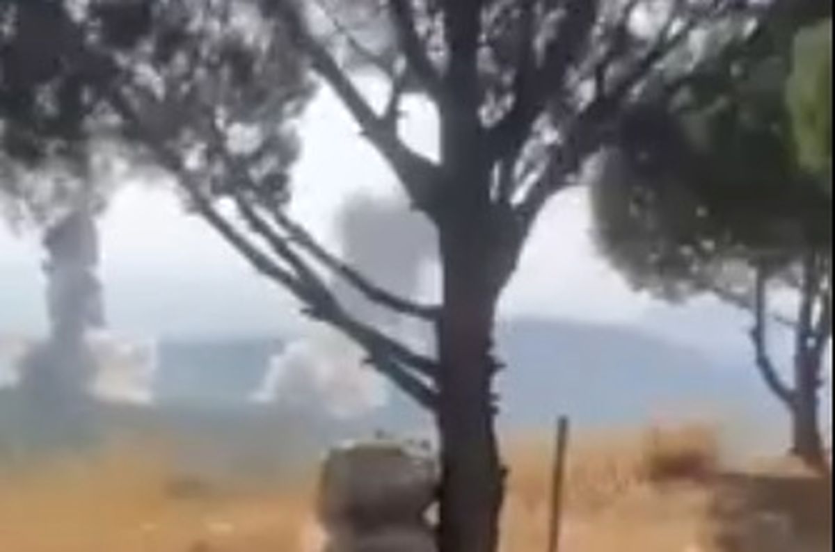 حمله هوایی گسترده اسرائیل به جنوب لبنان