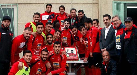 سورپرایز بازیکنان پرسپولیس برای بشار رسن