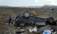 مرگ 3 نفر در واژگونی پرادو +عکس