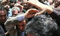 احمدی نژاد آبدیده شد! +عکس