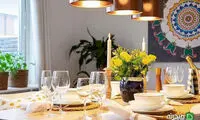 دکوراسیون اروپایی خانه سمانه و دانیال در سوئد
