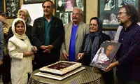کیک تولد یک هنرمند که شمع نداشت!