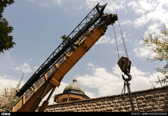 مهمان ناخوانده در بزرگترین خانه تهران +عکس