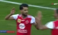 گل دوم پرسپولیس مقابل استقلال توسط رسن