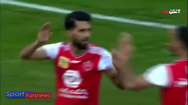 گل دوم پرسپولیس مقابل استقلال توسط رسن