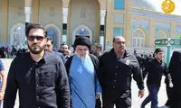 حضور مقتدی صدر در مراسم عزاداریِ قم