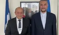 امیرعبداللهیان به وزیر خارجه فرانسه چه گفت؟