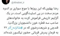 سخنگوی دولت: رضا پهلوی آلزایمرِ تاریخی گرفته