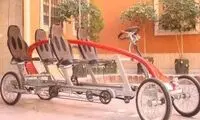 اولین تاکسی پدالی ایران رونمایی شد+عکس