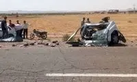 تصویر ترسناک پرایدی که از وسط نصف شد 