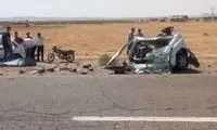 تصویر ترسناک پرایدی که از وسط نصف شد 
