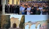 نماز عید سعید فطر در مسجدالاقصی