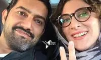 ویشکا آسایش و حامد بهداد با گریم «مارموز»