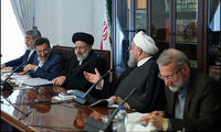 خوش و بش روحانی و رئیسی