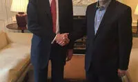 دیدار مرد هسته ای ایران با فیلیپ هاموند