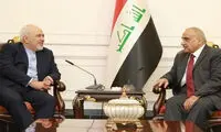 ظریف با نخست‌وزیر عراق دیدار کرد