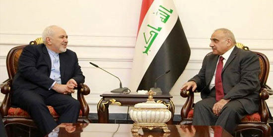 ظریف با نخست‌وزیر عراق دیدار کرد